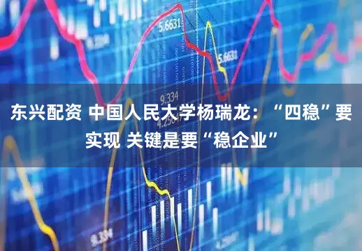 东兴配资 中国人民大学杨瑞龙：“四稳”要实现 关键是要“稳企业”